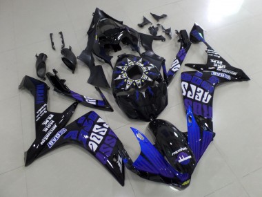 2007-2008 Yamaha YZF 1000 R1 Motorcycle Fairings - Black Blue Purple White Rossi Canada Websites