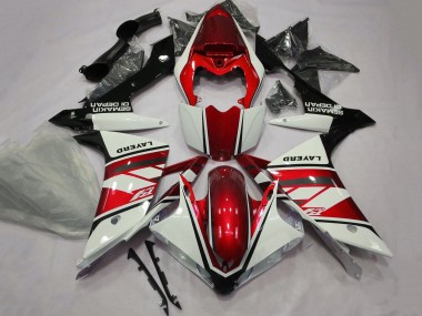 2007-2008 Yamaha YZF 1000 R1 Motorcycle Fairings - White Red Black Layerd Canada Websites