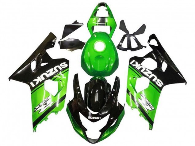 2004-2005 Suzuki GSXR 600 / GSXR 750 Motorcycle Fairings - Green Black White Canada Websites