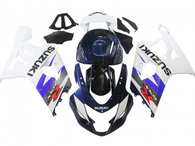 2004-2005 Suzuki GSXR 600 / GSXR 750 Motorcycle Fairings - White Blue Black Red Canada Websites