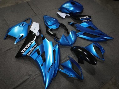 2006-2007 Yamaha YZF R6 Motorcycle Fairings - Blue Glossy Black White Canada Websites