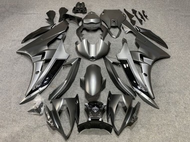 2008-2016 Yamaha YZF R6 Motorcycle Fairings - Matte Grey Glossy Black Canada Websites
