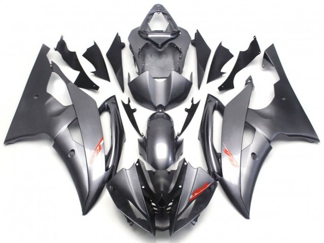 2008-2016 Yamaha YZF R6 Motorcycle Fairings - Grey Red Decals Canada Websites