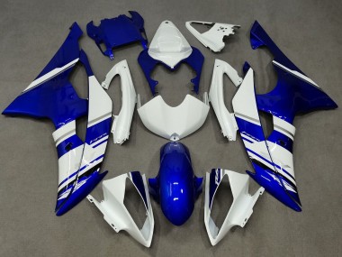 2008-2016 Yamaha YZF R6 Motorcycle Fairings - White Blue Canada Websites