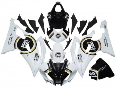 2008-2016 Yamaha YZF R6 Motorcycle Fairings - White Black Lucky Strike Canada Websites