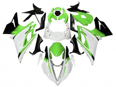 2013-2016 Triumph Daytona 675 Triple Motorcycle Fairings - White Green Glossy Black Canada Websites