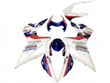 2013-2016 Triumph Daytona 675 Triple Motorcycle Fairings - White Red Blue Smiths Canada Websites