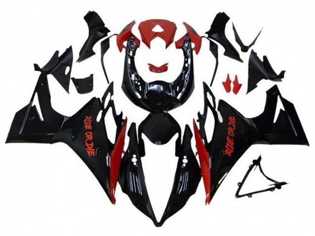 2013-2016 Triumph Daytona 675 Triple Motorcycle Fairings - Glossy Black Red Ride or Die Canada Websites