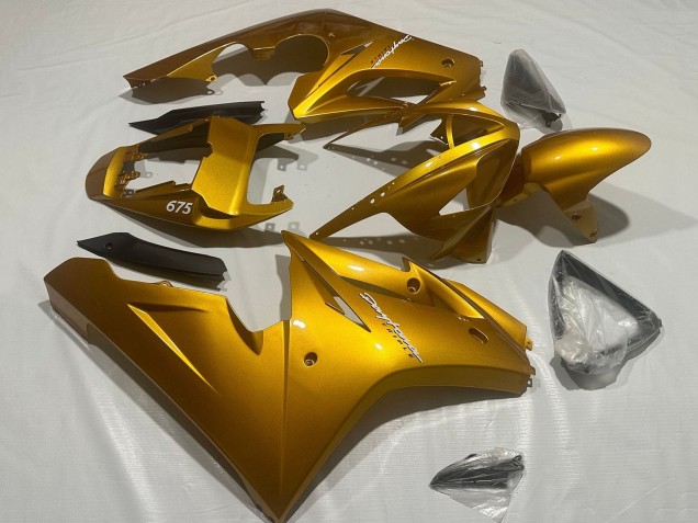 2006-2008 Triumph Daytona 675 Triple Motorcycle Fairings - Metallic Gold Canada Websites
