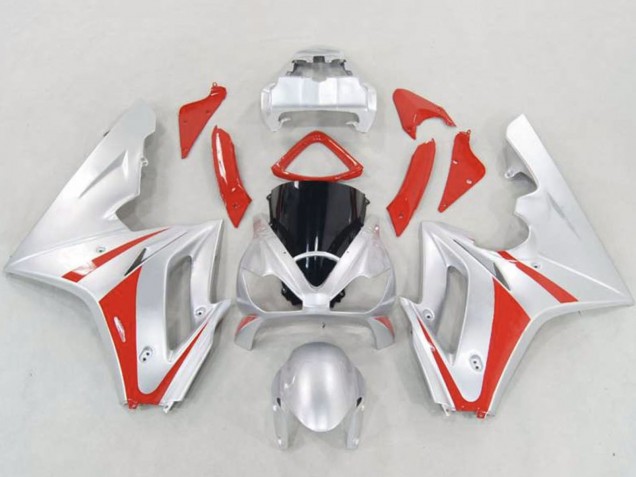 2006-2008 Triumph Daytona 675 Triple Motorcycle Fairings - Silver Red Canada Websites