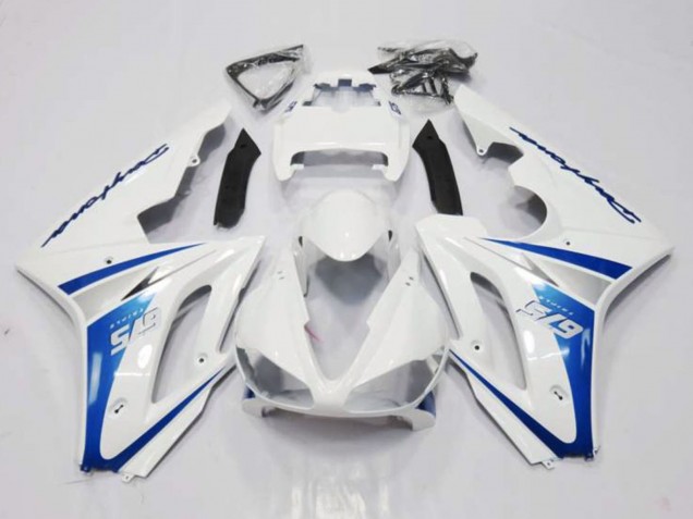 2006-2008 Triumph Daytona 675 Triple Motorcycle Fairing - White Blue Canada Websites