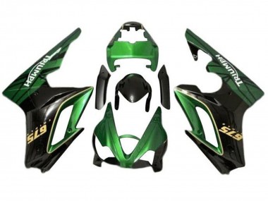 2009-2012 Triumph Daytona 675 Triple Motorcycle Fairings - Green Glossy Black Canada Websites