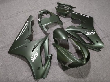 2009-2012 Triumph Daytona 675 Triple Motorcycle Fairings - Matte Green White Canada Websites