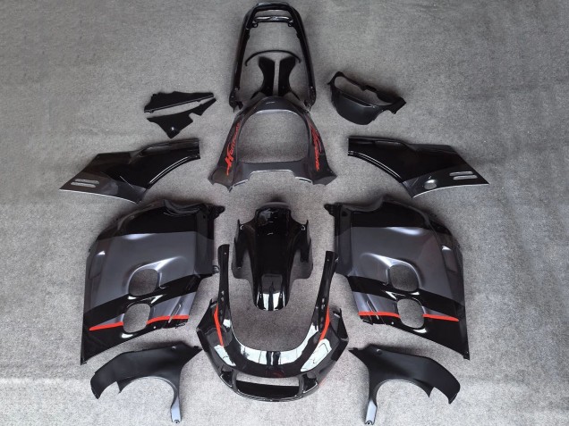 1987-1988 Honda CBR1000F Hurricane Motorcycle Fairings - Glossy Black Matte Grey Red Line Canada Websites