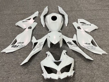2019-2025 Kawasaki ZX4R ZX-4RR Motorcycle Fairings - Pearl White Black Canada Websites