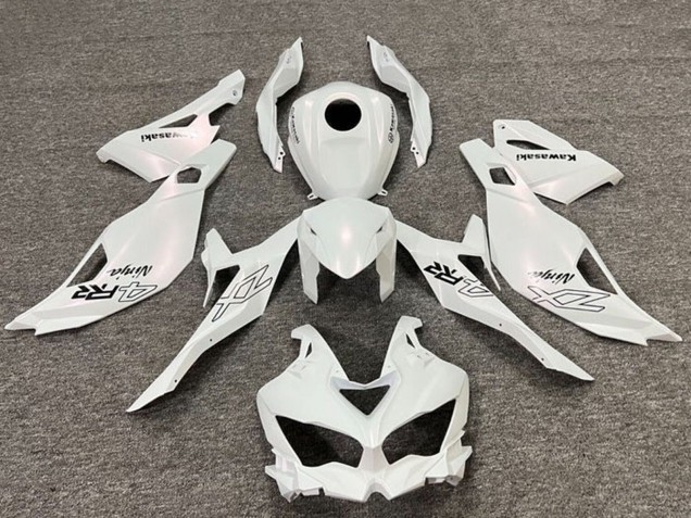 2019-2025 Kawasaki ZX4R ZX-4RR Motorcycle Fairings - Pearl White Black Canada Websites
