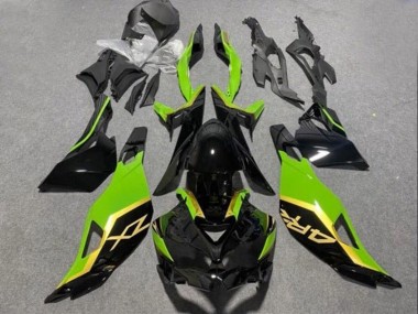 2019-2025 Kawasaki ZX4R ZX-4RR Motorcycle Fairings - Glossy Black Green Gold Canada Websites