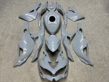 2019-2025 Kawasaki ZX4R ZX-4RR Motorcycle Fairings - Glossy Nardo Grey Canada Websites