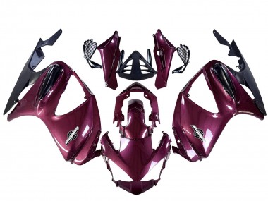 2002-2016 Honda ST1300 Motorcycle Fairings - Purple Matte Black Canada Websites