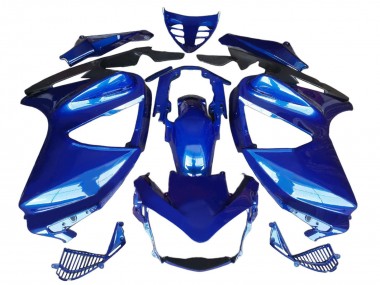 2002-2016 Honda ST1300 Motorcycle Fairings - Blue Matte Black Canada Websites