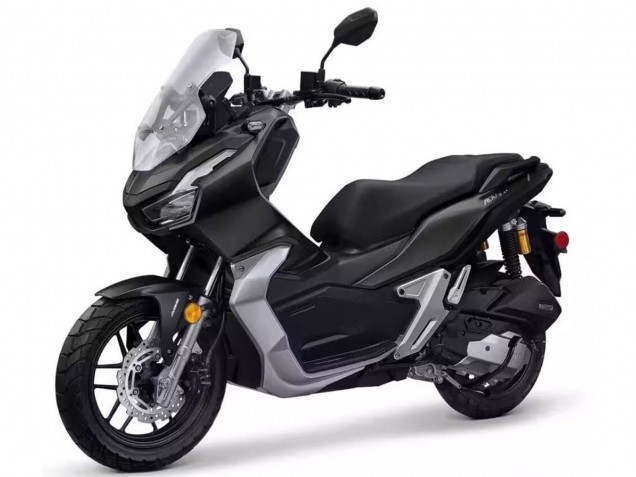 2018-2021 Honda ADV150 Motorcycle Fairings - Silver Matte Black Canada Websites