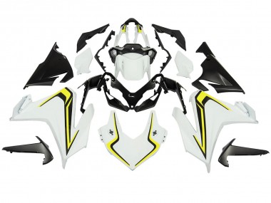 2022-2023 Honda CBR500R Motorcycle Fairings - White Neon Yellow Matte Black Canada Websites