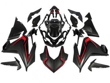 2022-2023 Honda CBR500R Motorcycle Fairing - Matte Black Red Canada Websites