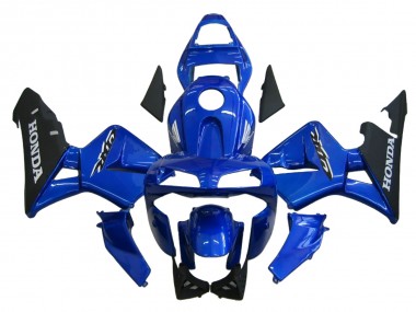 2003-2004 Honda CBR600RR Motorcycle Fairing - Blue Matte Black Canada Websites