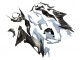 2019-2022 Kawasaki ZX6R Motorcycle Fairings - Grey Matte Black Canada Websites