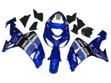 2006-2007 Kawasaki ZX10R Motorcycle Fairings - Blue White Black Elf Canada Websites