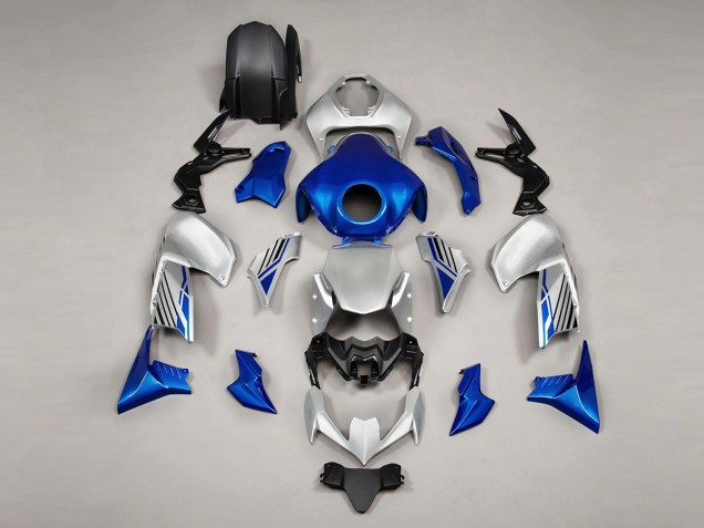 2020-2024 Kawasaki Z900 Motorcycle Fairings - Blue Silver Canada Websites