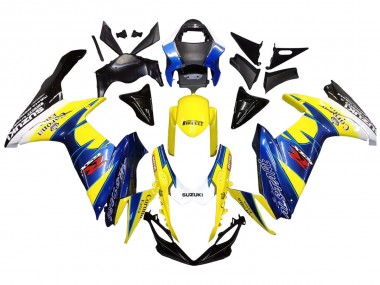 2011-2024 Suzuki GSXR 600/750 Motorcycle Fairings - Yellow Blue White Black Corona Extra Alstare Canada Websites