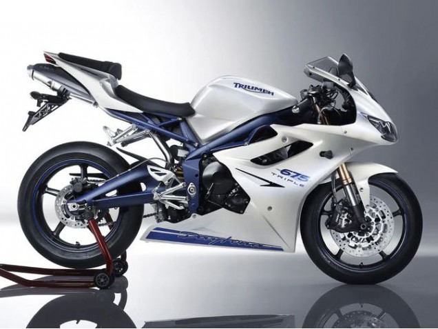 2006-2008 Triumph Daytona 675 Motorcycle Fairings - White Blue Canada Websites