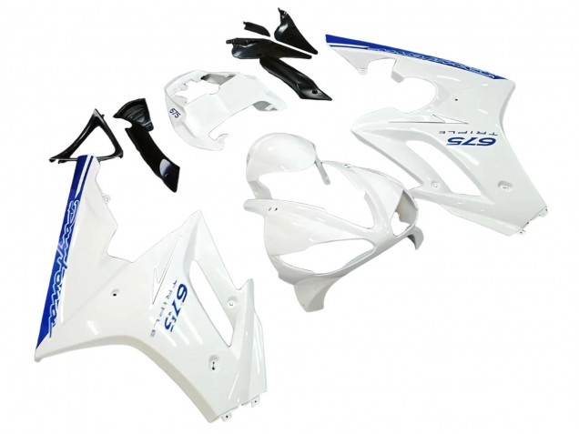 2006-2008 Triumph Daytona 675 Motorcycle Fairings - White Blue Canada Websites