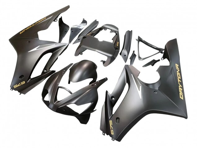 2006-2008 Triumph Daytona 675 Motorcycle Fairings - Matte Black Canada Websites