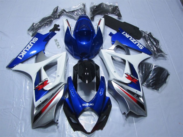 2007-2008 Suzuki GSXR 1000 Motorcycle Fairings - Blue White Red Canada Websites
