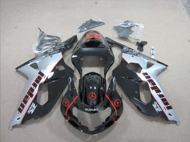 2001-2003 Suzuki GSXR 600 Motorcycle Fairings - Silver Glossy Black Red Jordan 23 Canada Websites