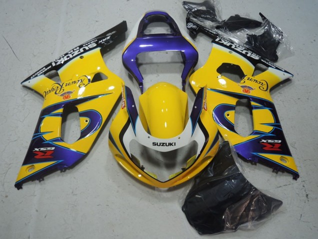 2001-2003 Suzuki GSXR 600 Motorcycle Fairings - Yellow Purple Black Canada Websites