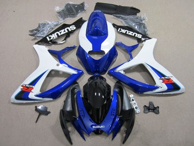 2006-2007 Suzuki GSXR 600 Motorcycle Fairings - White Blue Black Red Canada Websites