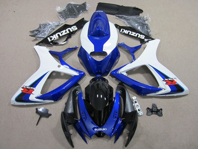 2006-2007 Suzuki GSXR 600 Motorcycle Fairings - White Blue Black Red Canada Websites
