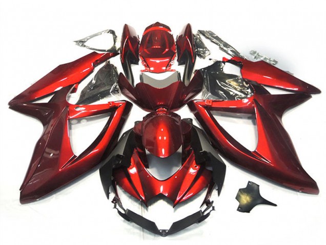 2008-2010 Suzuki GSXR 750 Motorcycle Fairings - Glossy Red Canada Websites