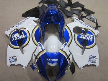 1996-2007 Suzuki GSXR 1300 Hayabusa Motorcycle Fairings - White Blue Motul Lucky Strike Canada Websites