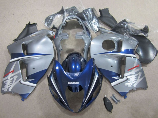 1996-2007 Suzuki GSXR 1300 Hayabusa Motorcycle Fairings - Silver Blue Canada Websites