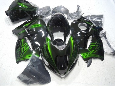 1996-2007 Suzuki GSXR 1300 Hayabusa Motorcycle Fairings - Glossy Black Green Canada Websites