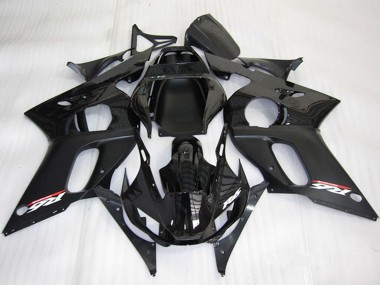 1998-2002 Yamaha YZF R6 Motorcycle Fairing - Glossy Black Matte Black Canada Websites