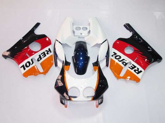 1990-1998 White Repsol CBR250RR Fairings 1990-1998 White Repsol CBR250RR Fairings