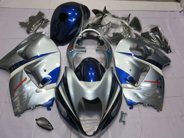 1997-2007 Blue and Silver GSXR 1300 Hayabusa Fairings 1997-2007 Blue and Silver GSXR 1300 Hayabusa Fairings