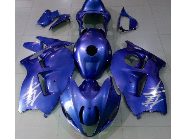 1997-2007 Gloss Blue & Silver Logo GSXR 1300 Hayabusa Fairings