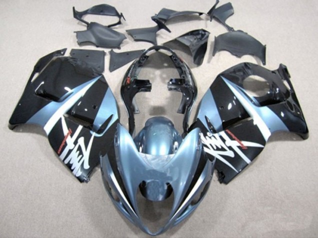1997-2007 Light Blue and Black GSXR 1300 Hayabusa Fairings