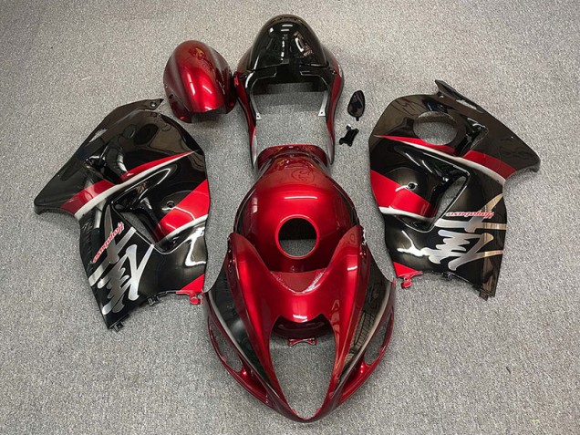 1997-2007 Maroon and Black Style GSXR 1300 Hayabusa Fairings